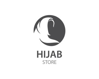 Hijab logosu vektör 