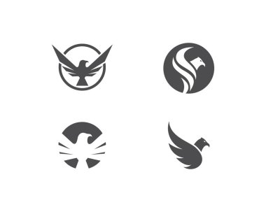  Kartal kuş Logo şablonu