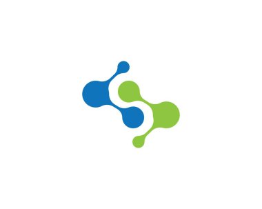 molekül Logo vektör 