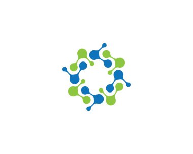 molekül Logo vektör