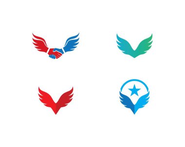 Kanat logosu vektör 