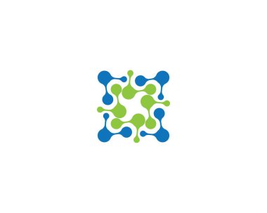 molekül Logo vektör
