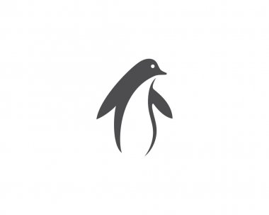 Penguen logo vektör 