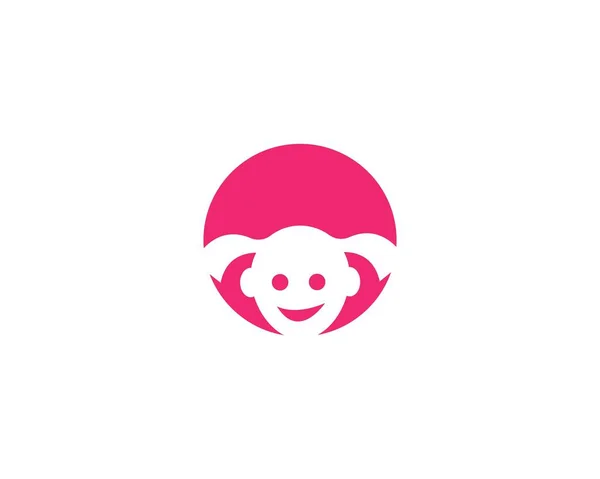 Enfant logo vecteur — Image vectorielle