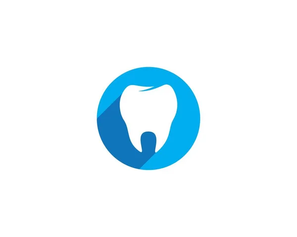 Modello di logo per la cura dentale — Vettoriale Stock