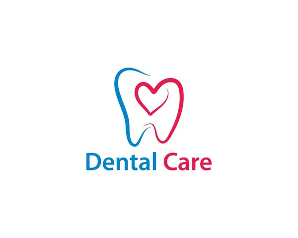 Szablon Logo opieki stomatologicznej — Wektor stockowy