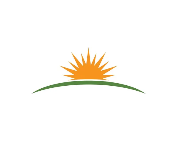 Logo ilustration soleil — Image vectorielle