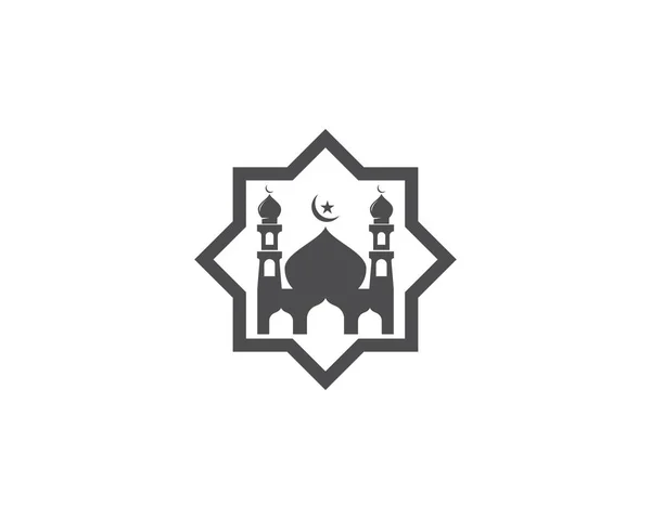 Moskee Icon Vector — Stockvector