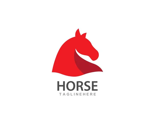 馬のロゴのベクトル — ストックベクタ