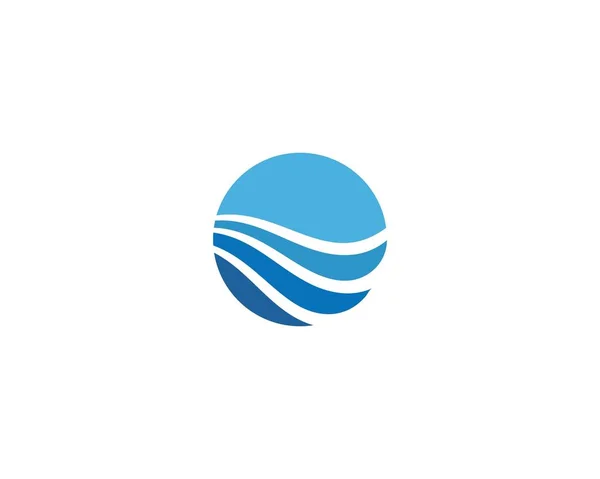 Water wave Logo — Stock Vector
