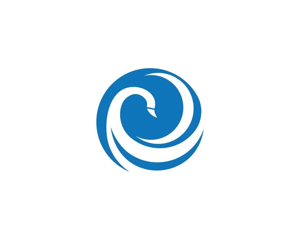 Swan logo Skabelon vektor – Stock-vektor