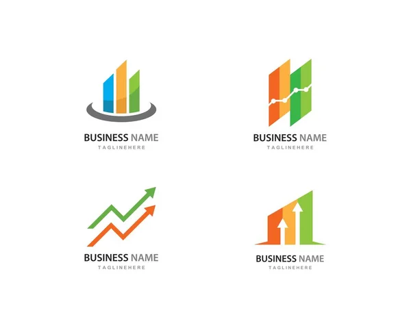 Logotipo financiero — Vector de stock