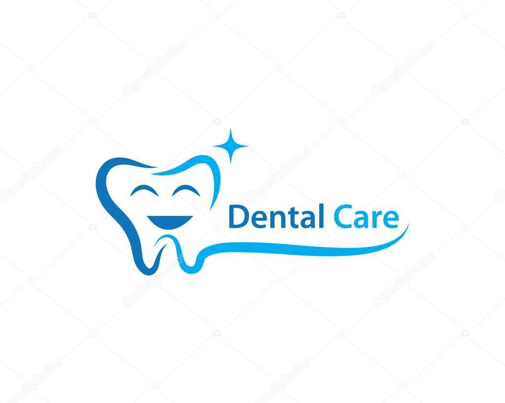 Dental care logo Template vector