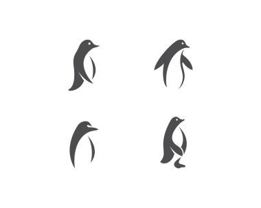 Penguen logo vektör
