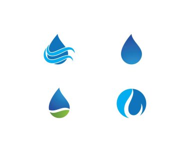 su damlası logo şablonu