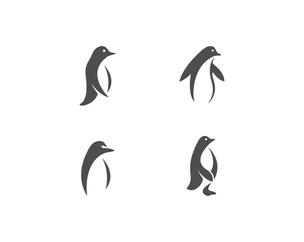 Pinguin-Logovektor — Stockvektor
