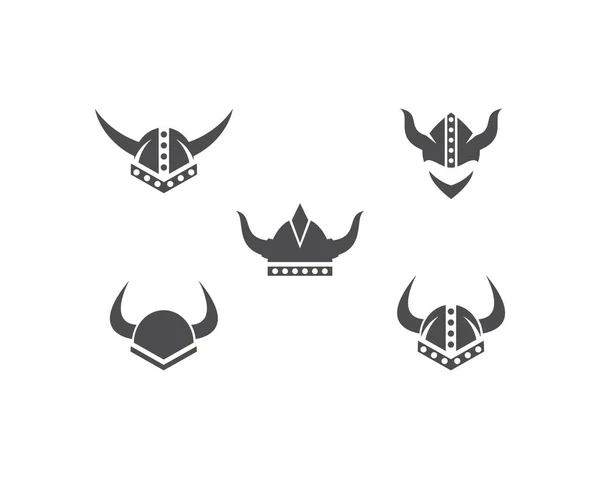 Logo Casco Vikingo — Archivo Imágenes Vectoriales