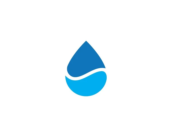 Water drop Logo Template — Stock Vector