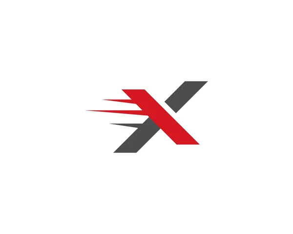 Modelo de logotipo de letra X — Vetor de Stock