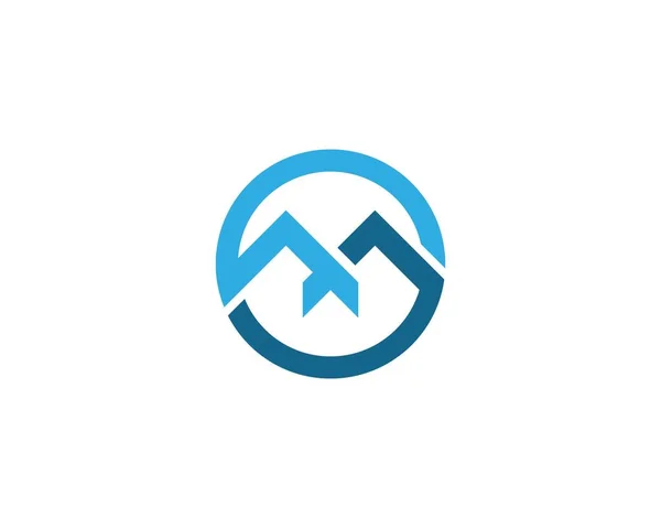 Λογότυπο γράμμα M — Διανυσματικό Αρχείο