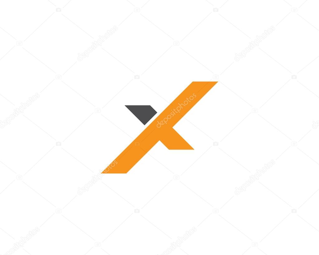 X Letter Logo Template vector icon design