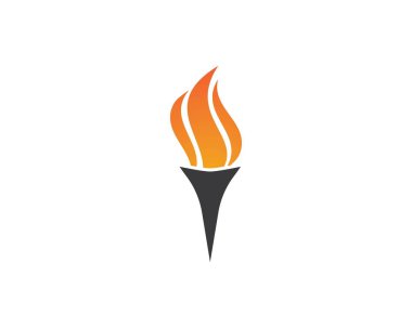 Torch logosu vektör 
