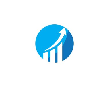 İş finans logo şablonu