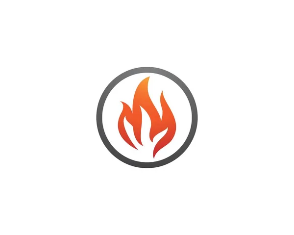 Fire flame Logo — Stock Vector