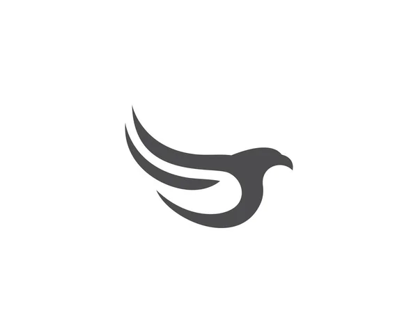 Logo oiseau aigle — Image vectorielle