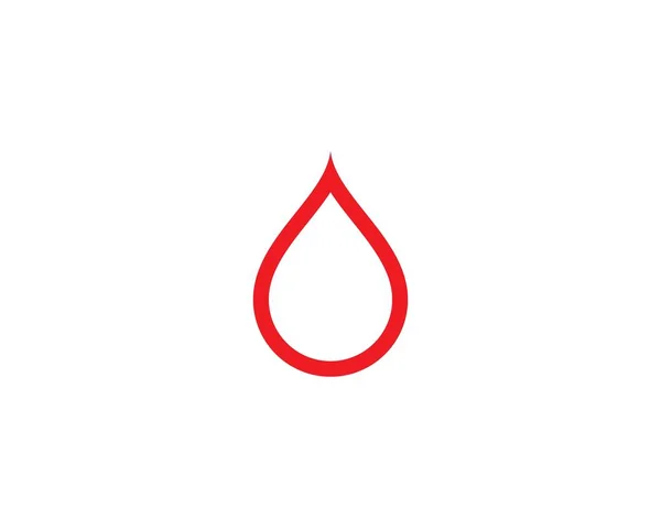 Blood ilustration logo vektor — Stock vektor