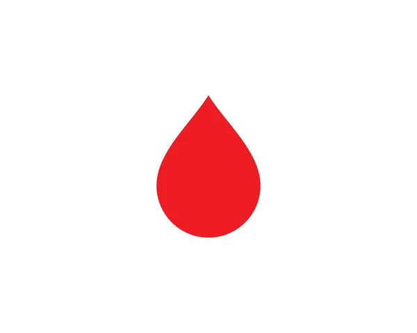Blood ilustration logo vector — Stock Vector