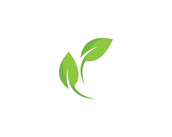 Green leaf logo — Stock Vector