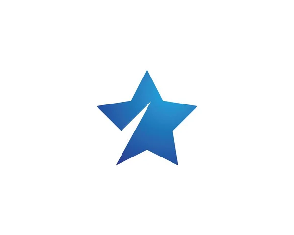 Hvězda loga šablona — Stockový vektor