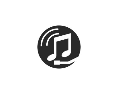 Vinil müzik kayıt simgesi vektör