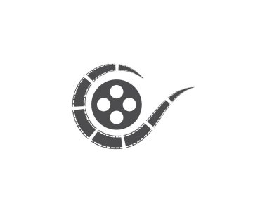 Film şeridi Logo şablonu