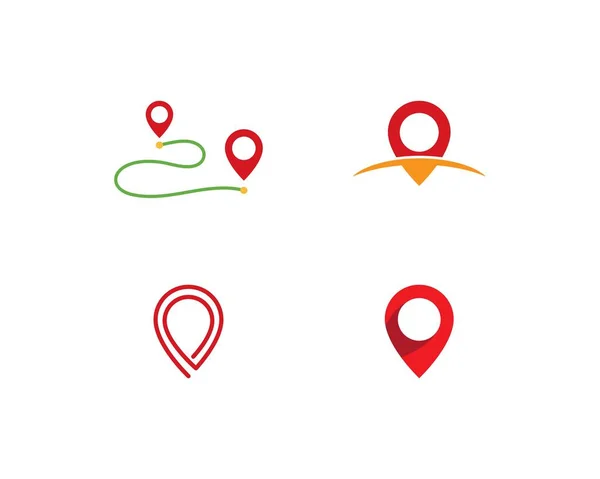 Point de localisation Logo vecteur — Image vectorielle