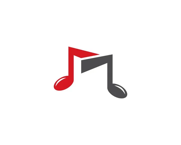 Hudební poznámku logo — Stockový vektor