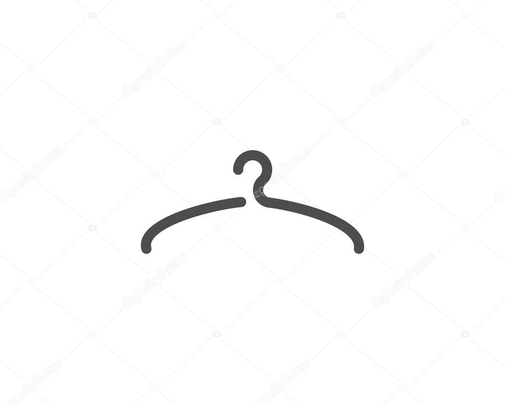 Hanger icon flat design