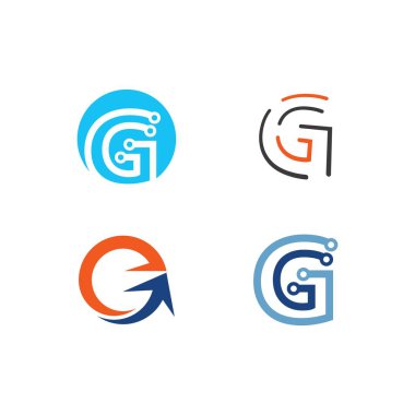 G harfi logo vektörü