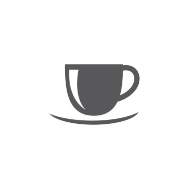 Kahve fincanı logo şablonu