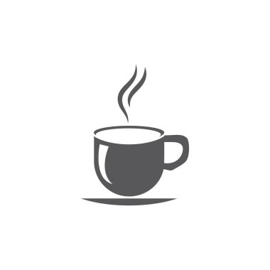 Kahve fincanı logo şablonu