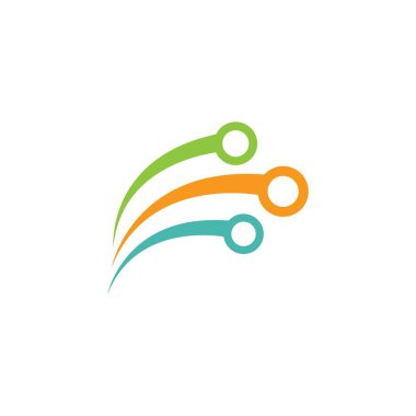 Devre teknolojisi logosu vektör