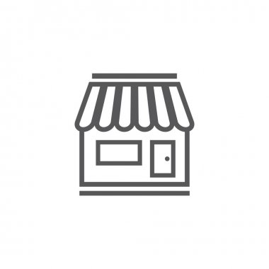 Mağaza simgesi şablonu 