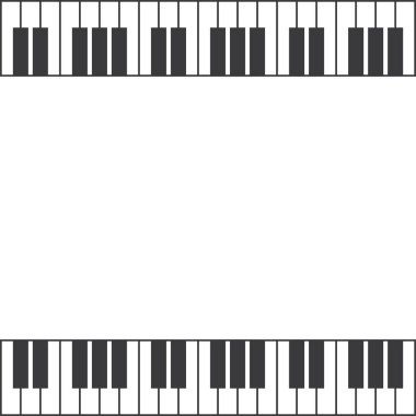 Piyano simge vektör 