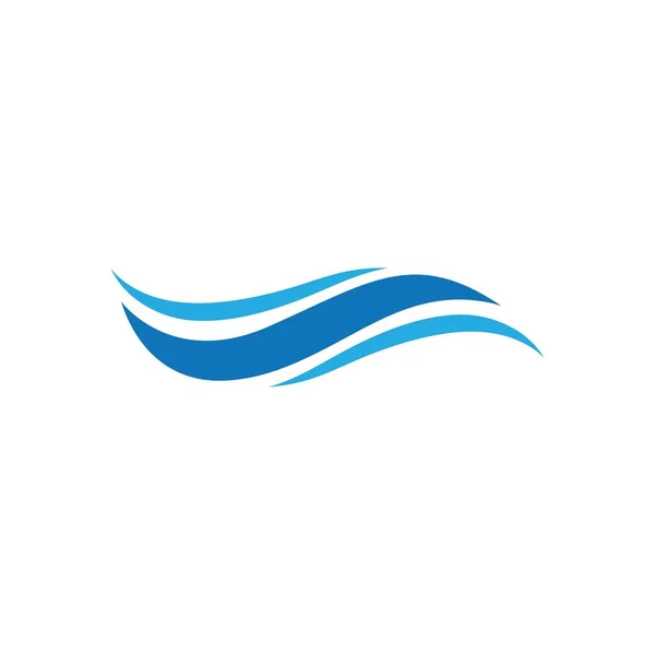 水波のシンボルとアイコン — ストックベクタ