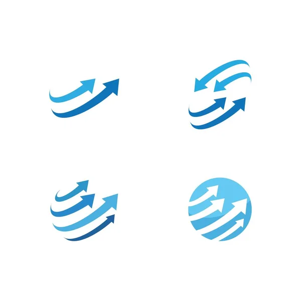 Seta ilustração logotipo vetor — Vetor de Stock
