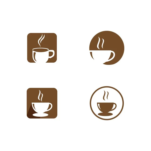 Kaffeetasse Logo — Stockvektor