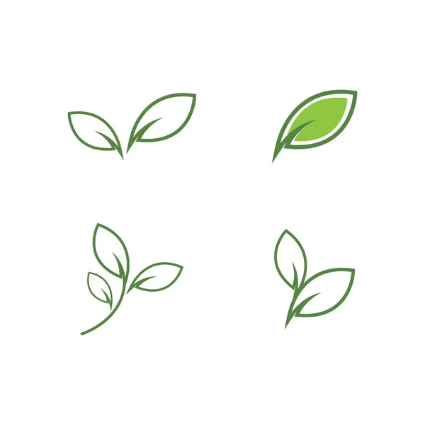 Groene blad logo — Stockvector