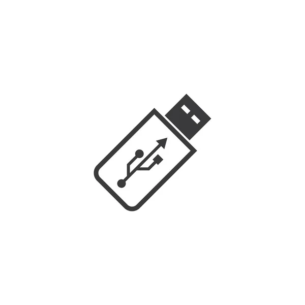 Vector de logotipo de transferencia de datos USB — Archivo Imágenes Vectoriales