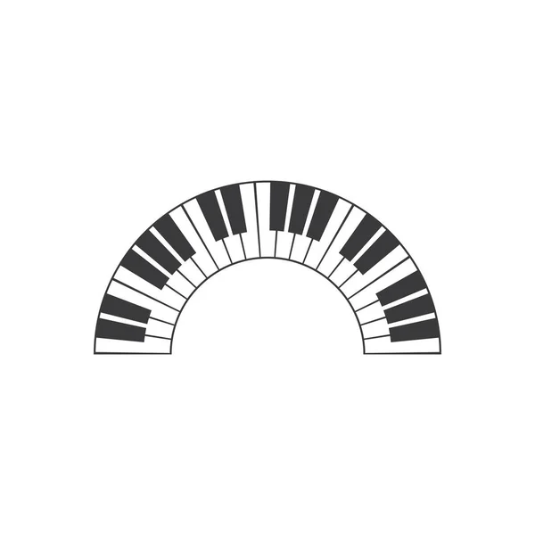 Фортепіано значок вектор — стоковий вектор